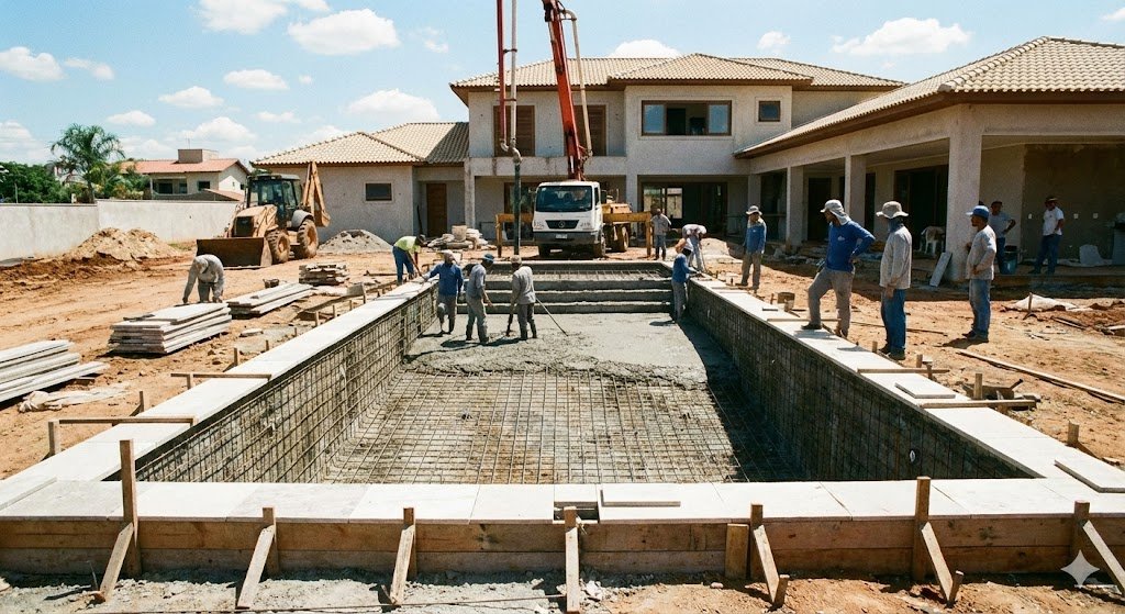 Calculadora de Gastos com a Construção de uma Piscina