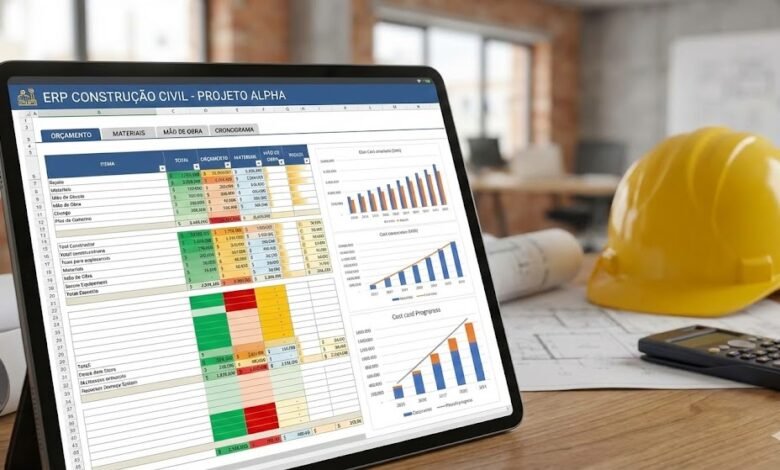 Planilha ERP Construção Civil
