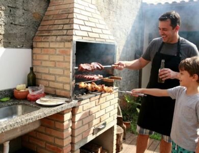 Construção de uma Churrasqueira com Calculadora de Gastos e Dia-a-Dia da Obra