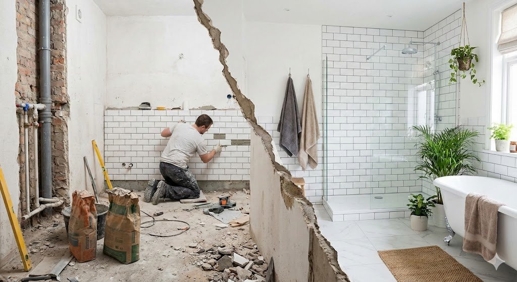 Calculadora e Relação de todos os Materiais utilizados para construir um Banheiro