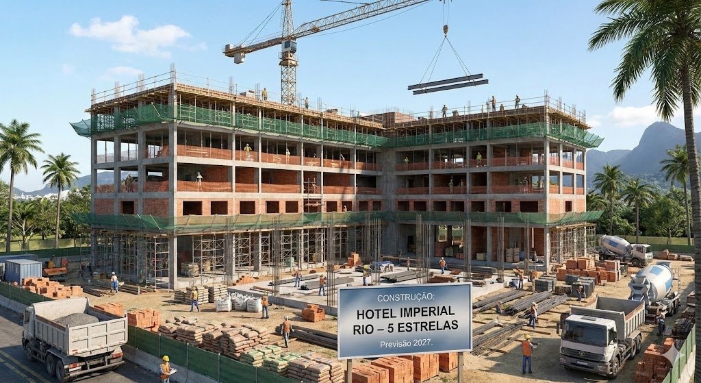 Calculadora para construção de um Hotel com Dia-a-Dia da Obra